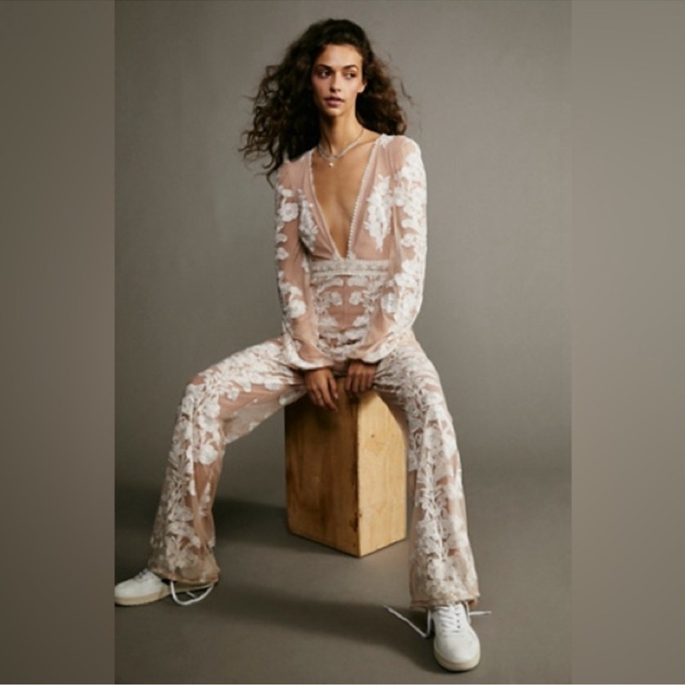 NWT For love and Lemons Temecula jumpsuit
